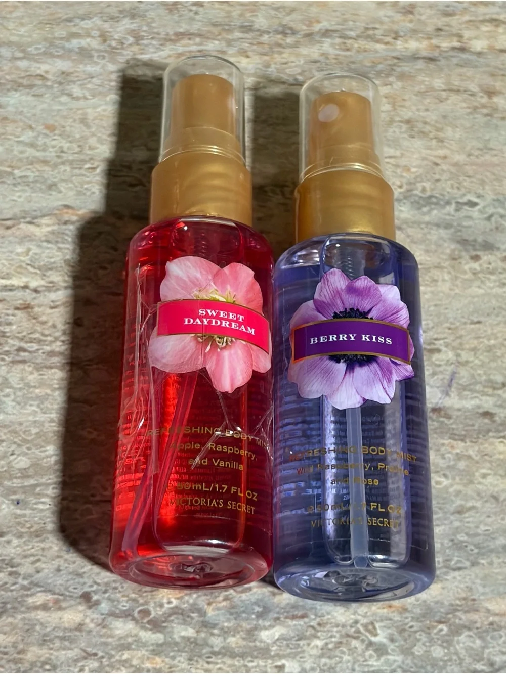 Victoria's Secret Discontinued Sweet Daydream & Berry Kiss Body Mist Duo